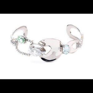 Alexis BITTAR  Liquid Link Crystals Cuff Bracelet